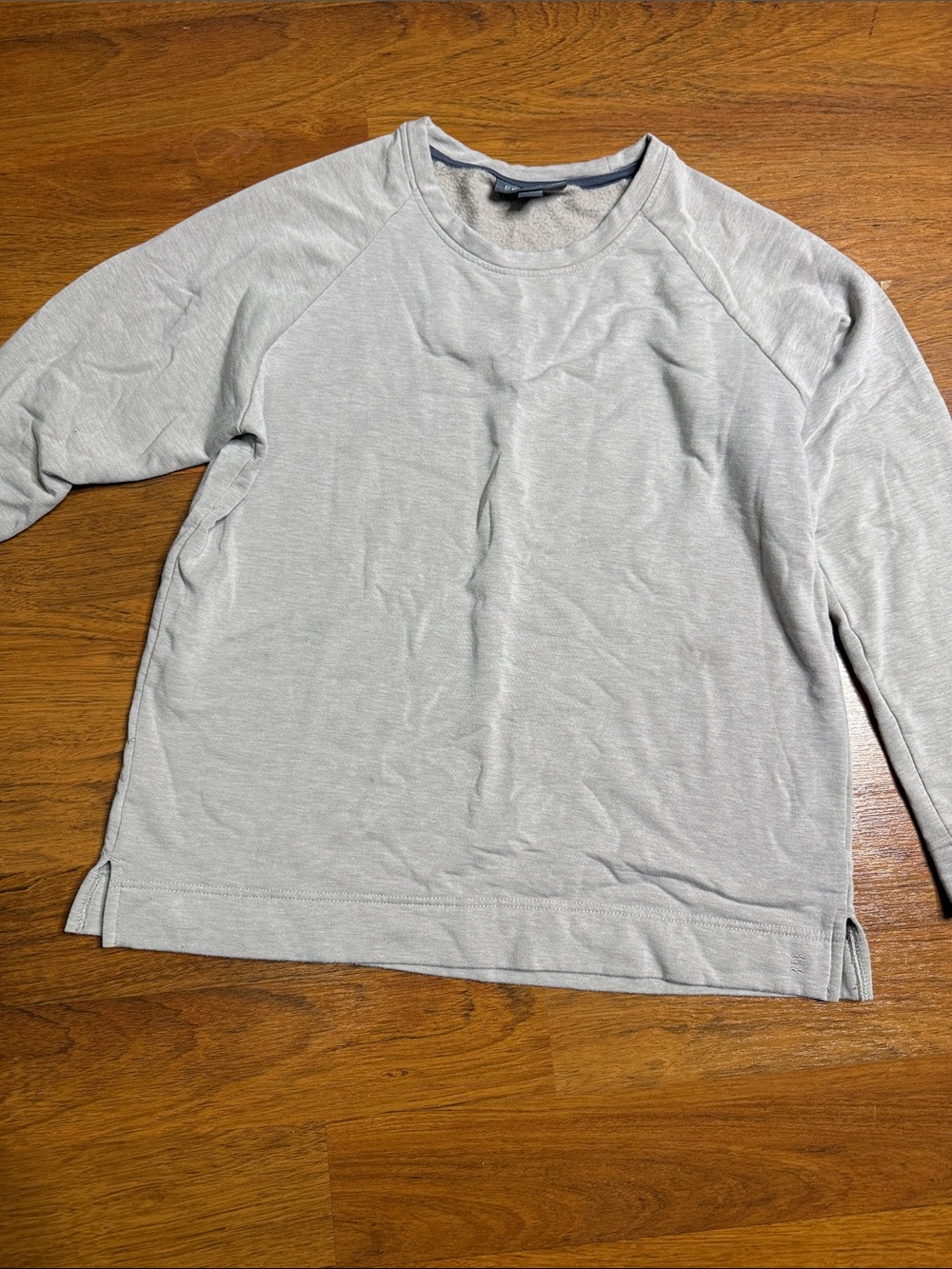 Free Fly Apparel Light Gray Raglan Crewneck Sweatshirt